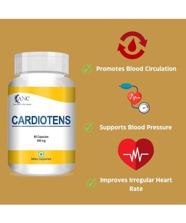 YANG CARDIOTENS with Arjuna Extract & Moringa Extract Heart Health Supplement Veg (60 Capsules) for Men & Women -Pack of 2 - Buy Online on GoSupps.com