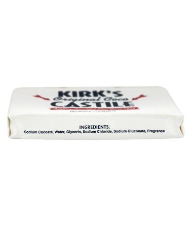 Kirk's 100% Premium Coconut Oil Castile Soap - Original Fresh Scent 1.13 oz - Buy Online on GoSupps.com