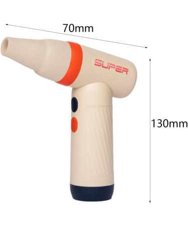 JAYIOLA Travel Hair Dryer Fast Drying USB Rechargeable Powerful 3 Gears Settings for Art Painting Outdoor Hotel Salon Holiday Gift orange - Buy Online on GoSupps.com