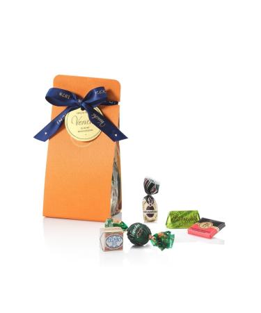 Venchi - Coffret Cadeau Murrine avec Chocolats Assortis avec "Noisettes du Pi mont" 98 g Sans Gluten Sans Colorants Sans Conservateurs Id e Cadeau