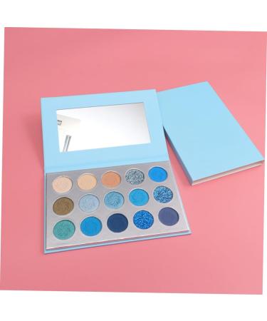 WOONEKY 15 Eyeshadow Palette Eye Shadow Eyeshadow Compact Colorful Eyeshadow Makeup Palette Blue - Buy Online on GoSupps.com