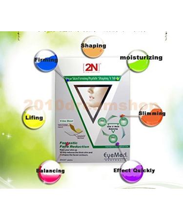 2N V Line Face Firming Mask - Cheek & Chin Slimming, Double Chin Reducer - 7PCS+Bandage - Buy Online on GoSupps.com