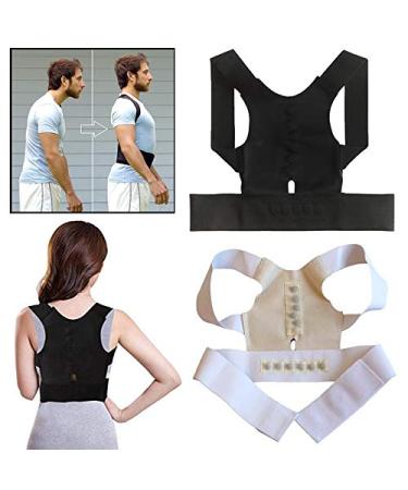 Back support Magnetic Posture Corrector Brace Shoulder Back Support Belt Shoulder Posture Corrector back Posture corrector (2 L) Better life 1 S - Buy Online on GoSupps.com