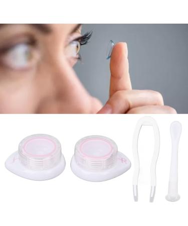 Shop Entatial Portable Contact Lens Case - Pink Stylish & Durable for Daily Use | Best Sealing Properties | International Shipping - Buy Online on GoSupps.com