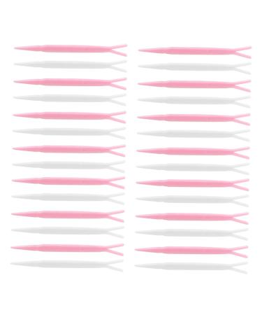 Balacoo Sticker Installation Fork 100pcs Double Eyelid Y-shaped Fork Make up Fiber Strip Makeup