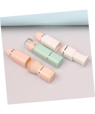 DRESSOOS 2 in 1 Makeup Brush Makeup Tool Cosmetics Brush Liquid Foundation Brush Powder Brush Retractable Makeup Brush Foundation Applicator Plastic Set With Cover Travel - Buy Online on GoSupps.com