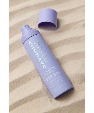 Naked Sundays SPF 50+ Hydrating Glow Mist | Hydrating Sunscreen Spray for All Skin Types | Shop Internationally - Buy Online on GoSupps.com