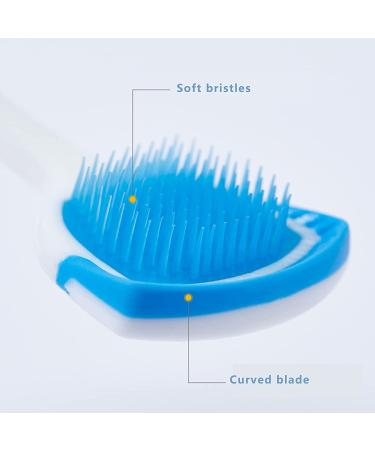 Emsiok 5 PCS Tongue Scraper Set | Tongue Cleaner for Adults | Eliminate Bad Breath - Buy Online on GoSupps.com