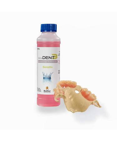 reinerDENT3 denture cleaner 250ml SENSITIV XL especially suitable for dentures made of materials for allergy sufferers - Peek and Bio HPP - Buy Online on GoSupps.com