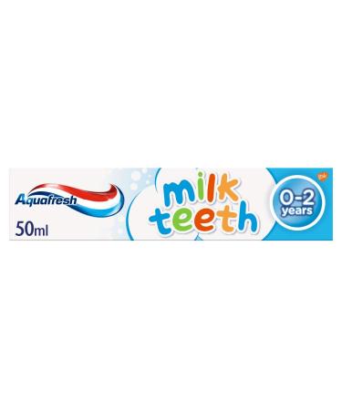 Aquafresh Milk Teeth Toothpaste 0-2 Years 50ml Mint Milk Teeth 0-2 Years