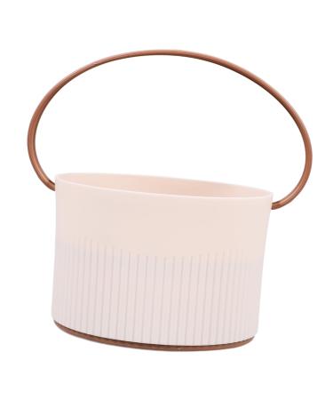 Beavorty Scrub Artifact Rinsing Bowl Cleaning Bowl Cosmetic Brush Cleaner Brush Cleaning Tools Brush Cleaner Make up Cosmetic Brush Cleaning Tool Washer Makeup Brush Bowls Makeup Supplies 11.50X11.50X7.70CM Coffee