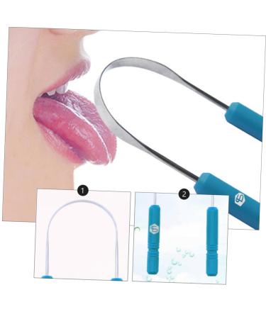 FRCOLOR 9 Pcs Kids Oral Cleaning Tools - Stainless Steel Mouth Scraper Set for Travel & Home - Durable & Safe - Buy Online on GoSupps.com