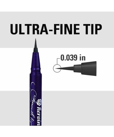 Heroine Make KISSME Smooth Liquid Eyeliner Super Keep 01 Jet Black - 2 Pack - Buy Online on GoSupps.com