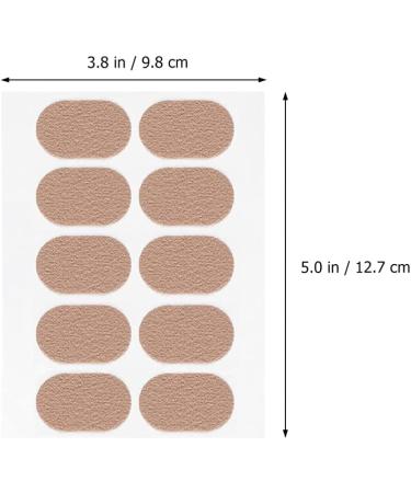 FOMIYES Blister Prevention Pads - Moleskin Tape for Heels | 10 Adhesive Sheets | Breathable Foot Care Cushion | Pre-Cut Blister Tape for Ultimate Comfort - Buy Online on GoSupps.com