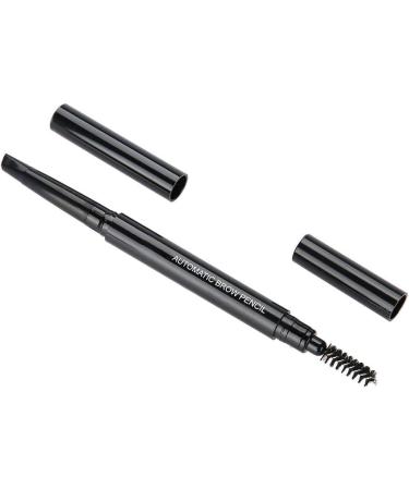 5 Colors Professional Eyebrow Pen Long Lasting Waterproof Triangular Tip Dual-use Automatic Rotating Eyebrow Pencil with Brush for Eyebrow Makeup Cosmetic(Black) - Buy Online on GoSupps.com