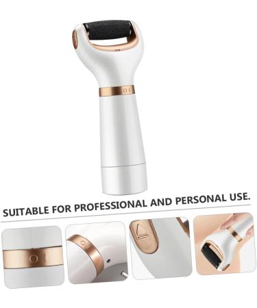 Housoutil Foot Foot File Electric Foot Dead Skin Remover Callus Wisking Tool Electric Nail Rings Pedicure Foot Pedicure Scrubber White Care Foot Scraper Diamond - Buy Online on GoSupps.com