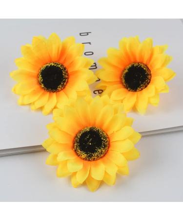 Buy Sunflower Hair Clips for Women & Girls - 6 Piece Set 3.9 cm Hairpins for Party Beach & Wedding Accessories - Buy Online on GoSupps.com