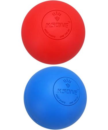Beavorty 4-Piece Lacrosse Balls & Foam Roller Set | Massage & Yoga Ball for Back Feet & Muscle Relief - Buy Online on GoSupps.com