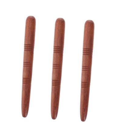 HEASOME Foot massager 1 set acupuncture rod wood Multifunctional tool Professional massage device Pressure point massage device Manual massage device Scraps rods Foot