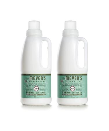Mrs. Meyer's Clean Day Liquid Fabric Softener Bottle, Basil Scent, 32 Fl oz (Pack of 2) - Buy Online on GoSupps.com