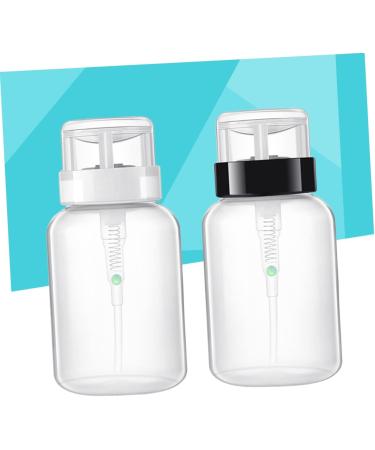  BIUDECO Set of 4 x 200ml Nail Polish Remover Bottles with Lockable Pump and Lockable Neck for Liquid Storage - Buy Online on GoSupps.com