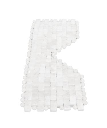 Jade Eye Mask - White Stone Sleep Mask for Puffy Eyes & Anti-Aging Care | International Shipping Available - Buy Online on GoSupps.com