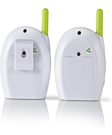 Nedis Audio Baby Monitor - Wireless Intercom Baby Monitors with 300m Range - Set of 2 - Green/White - Buy Online on GoSupps.com