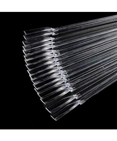 Yicare 100 Transparent Nail Patterns - Fan-Shaped Display Sticks & Tips for Gel Nail Art Practice - Buy Online on GoSupps.com