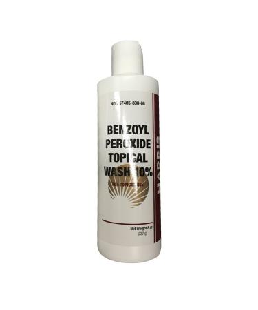 Harris Pharma 10% Benzoyl Peroxide Wash 8 oz Pack of 3