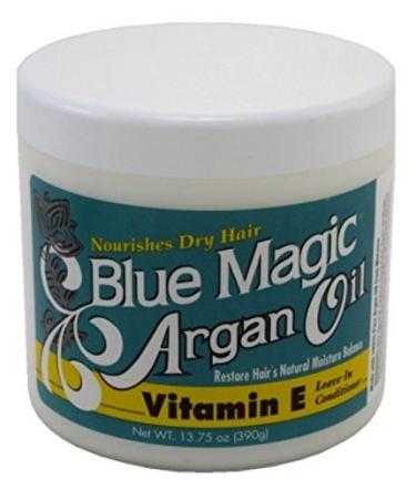 Blue Magic Argan Oil & Vitamin E Leave-in Conditioner 13.75 Oz - Nourishing Hair Treatment - Buy Online on GoSupps.com