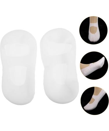 FRCOLOR 1 Pair Silicone Gel Foot Care Socks Heel Crack Socks Dance Socks Cooling Heel Repair Socks Silicone Arch Gel Moisturizing Socks Silicone Socks Beach Men and Women White Protector - Buy Online on GoSupps.com