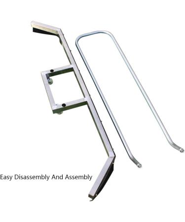 Sport Tennis Court Squeegee Stainless Steel Squeegee Sweeper Water Broom Commercial Floor Water Remover Rain Shuttle with EVA Foam Blade and Wheels Silver - Buy Online on GoSupps.com