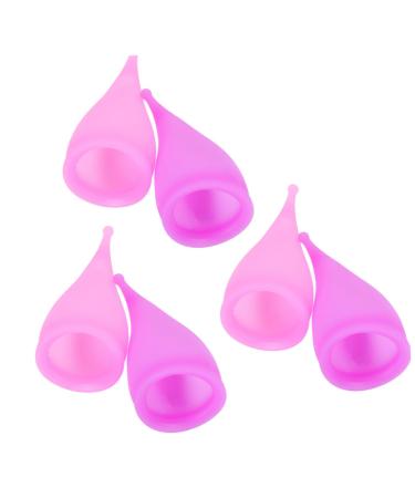 Combined Silicone cup 6th female cup of female periodic cup comfortable period cup comfortable periodica for women tampon pebbles Medical lady violet