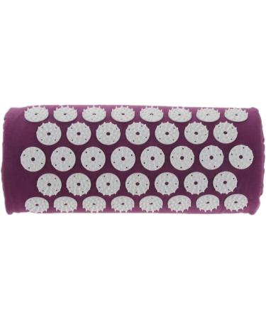 Cuticate Acupressure Pillow - Acupuncture Massage Neck Roll & Relaxation Pillow - Purple for Ultimate Comfort - Buy Online on GoSupps.com