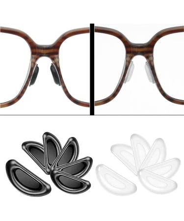 Silicone Nose Pads for Glasses - 12 Pairs Anti-Slip Adhesive Cushions for Sunglasses - Transparent Comfort & Support - Buy Online on GoSupps.com