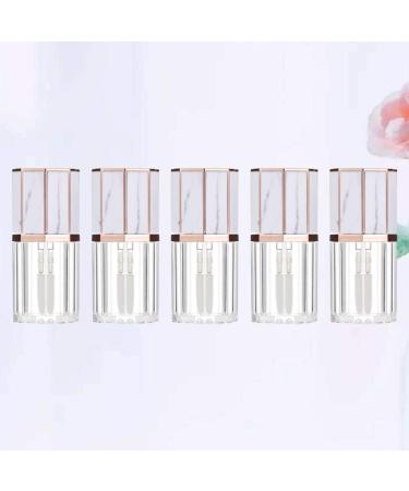 KALLORY 5ml Clear Lip Gloss Tubes with Wand | Bulk Lip Gloss Containers for Women | Empty Lipgloss Containers (5 Pcs) - Buy Online on GoSupps.com