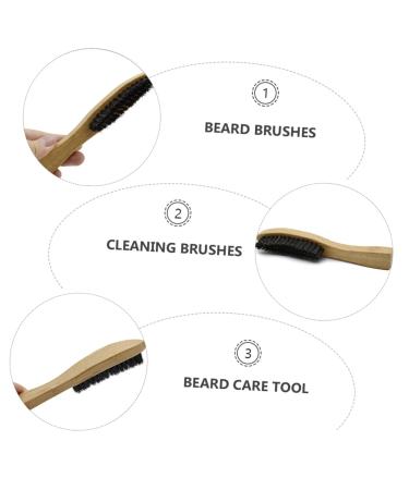Magiclulu 3-in-1 Beard Brush & Travel Toothbrush - Wild Boar Bristles Beard Care Tool for Men | Ideal Men's Grooming & Travel Kit - Buy Online on GoSupps.com