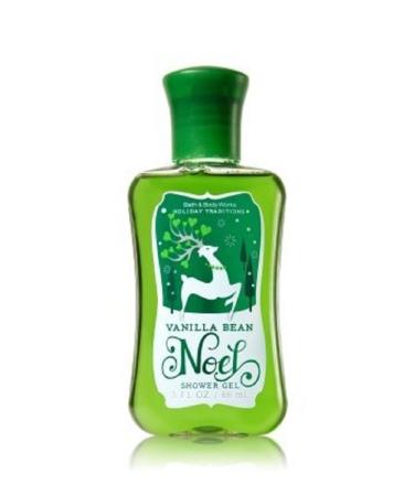Bath Body Works Vanilla Bean Noel Shower Gel Travel Size 3 Ounce Reindeer 2013