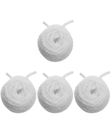 Healeved 4 Rolls Finger Elastic Net Dressing Mesh Fixed Sporting Tape Dressing Tubing Gauze Retainer White Comfortable Cotton Holder