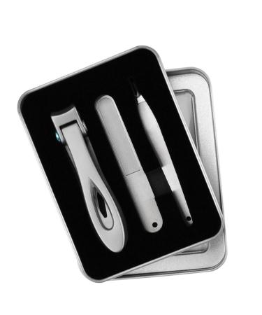 Extra Large Stainless Steel Nail Clippers - Heavy Duty Manicure and Thick Toenail Cutter Set