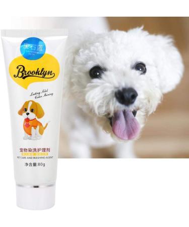 Dog Hair Dye 80g Professional Pet Stain Cat Dog Hair Dye Cream Pet Hair Coloring Cream Harmless Non-toxic Dog Safe Hair Dye for Pets Make Soften Glossy Hair(Sapphire Blue Santa Claus) - Buy Online on GoSupps.com