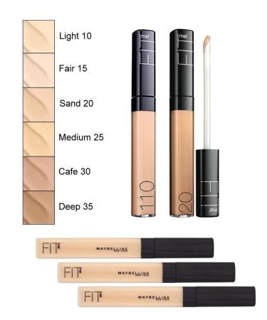 Maybelline Fit Me! Concealer Fair 15, Pack of 2 - 0.23 Fl Oz Ea - Buy Online on GoSupps.com