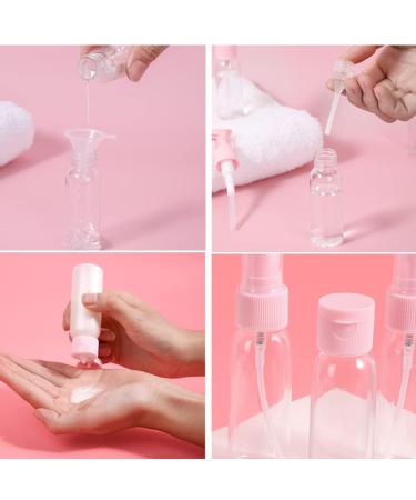Travel Accessories Set - 11 Travel Bottles & Soap Leaves for Easy Hand Washing | Perfect for Cosmetics & Liquids - Buy Online on GoSupps.com
