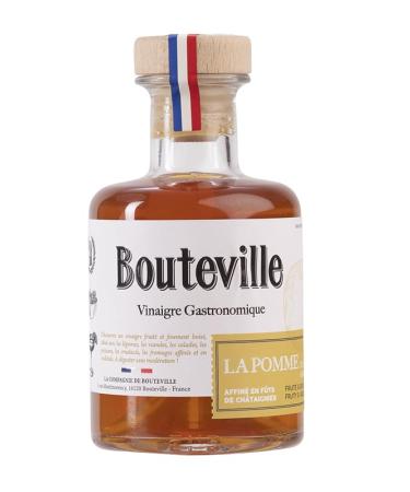 Bouteville Gastronomic Vinegar La Pomme 200 ml – Apple Cider Vinegar Belchard Charentaises, Refined in Oak and Chestnut Barre