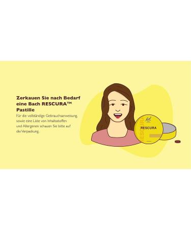 Original Bach RESCUE Pastilles - Fruity Orange-Elderberry Flower Remedy 50g - Natural Stress Relief & Calm - Buy Online on GoSupps.com