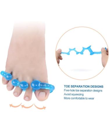 Premium Soft Elastic Toe Separators for Hallux Valgus Pain Relief - Gel Corrector for Gentle Joint Alignment - Buy Online on GoSupps.com