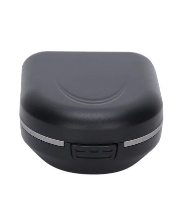 Behind The Ear Hearing Aid Case Waterproof Drop Resistance Storage Box Portable Protective Box for Storing Hearing Aids Black