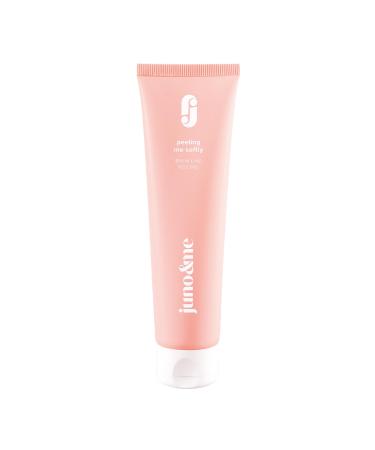 Juno & Me - Intimate Pre -Shave Peeling: Peeling before intimate shaving - loosens dead skin scales & prevents ingrown hair before - with apricot kernel oil & lactic acid - vegan intimate care women - 100ml - Buy Online on GoSupps.com