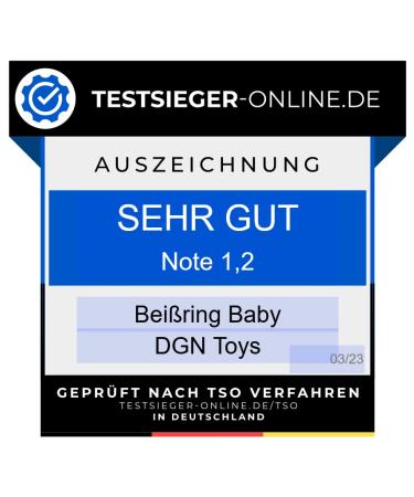 Bite Tube Baby Set - 4 Food-Grade Silicone BPA-Free Teething Tubes with Cleaning Brush | Hohle Bite Tubes for Babies | Safe & Soothing Bite Rings - Buy Online on GoSupps.com