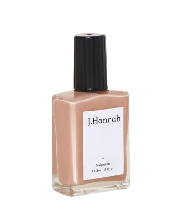 J. Hannah Nail Polish Vegan Non-Toxic Cruelty-Free Gluten-Free Long Lasting USA Made Light Dusty Pale Pink Color (Agnes)
